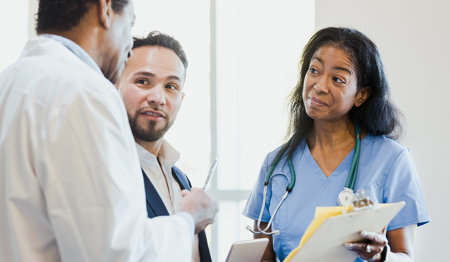 Picture of several medical workers